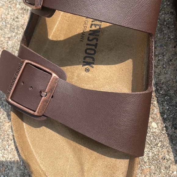 Birkenstock Arizona women’s  Birko-Flor sandal brown nwt - Picture 6 of 13